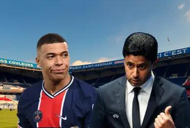 El delantero francés y el máximo mandatario parisino se reencontaron nuevamente.