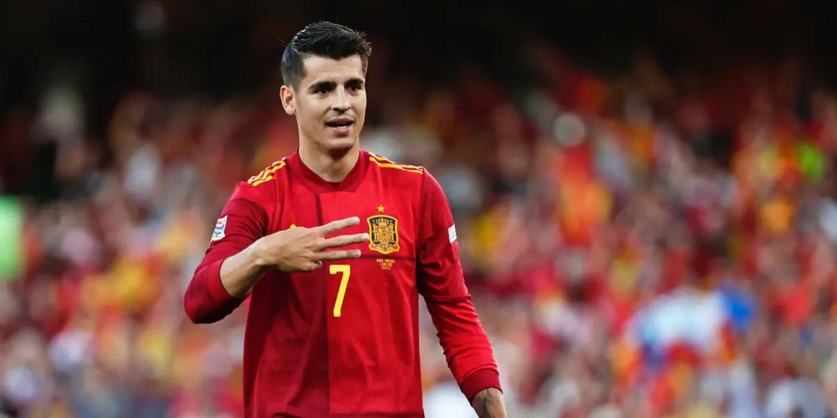 El delantero de la selección española terminó su contrato con la Juventus y mantiene un vínculo con el Atlético de Madrid hasta 2023