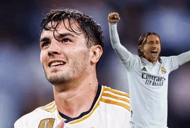 El delantero Merengue realizó una jugada individual espectacular y marcó el tercero, mientras que el croata marcó el cuarto y definió la historia