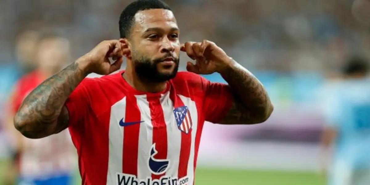 El delantero neerlandés anotó el 2-1 para el conjunto colchonero y mandó el partido al tiempo extra.