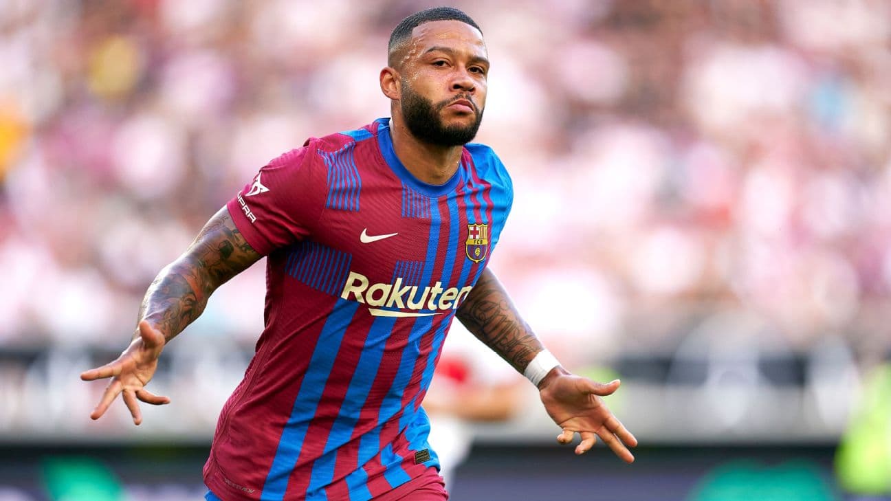 El delantero neerlandés del Barcelonas lleva una racha de cuatro partidos al hilo marcando en LaLiga. Tiene una marca preexistente con el Olympique de Lyon, con el que llegó a las seis dianas consecutivas en la Ligue1. ¿Igualará o superará la marca?