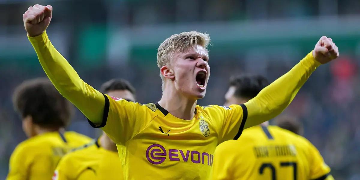 El delantero noruego no desea llegar a Madrid.