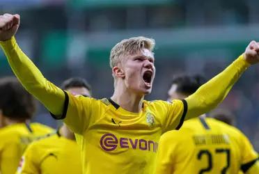 El delantero noruego no desea llegar a Madrid.