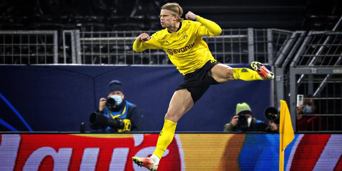 El delantero noruego se expresó tranquilo para con su futuro.