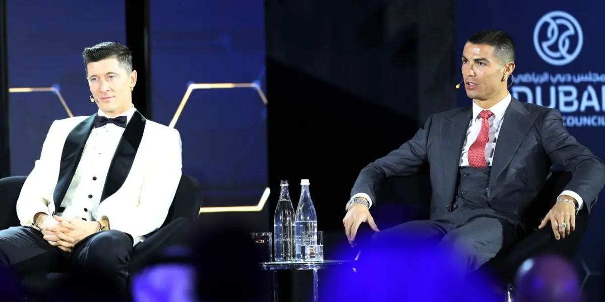 El delantero polaco del Bayern Münich, en caso de marcar dos goles más, puede superar el récord de Cristiano Ronaldo de mayor cantidad de goles marcados en un año natural.