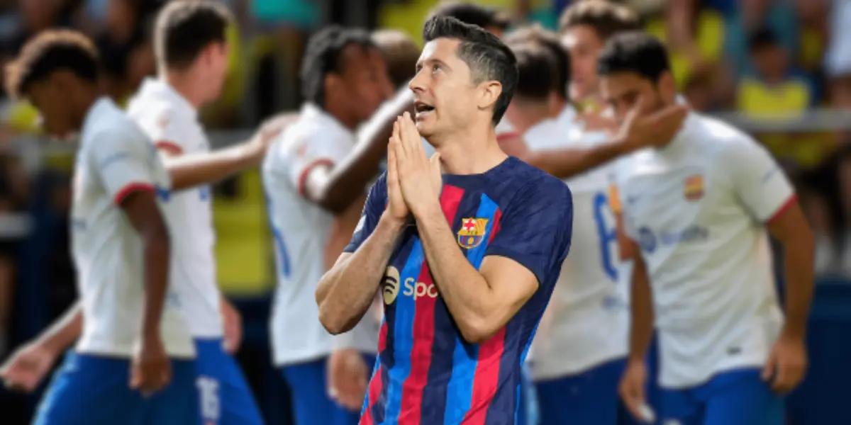 El delantero polaco habló sobre su situación en los últimos encuentros con el equipo blaugrana.