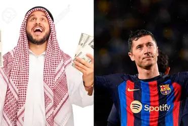 El delantero polaco le dijo que no a una oferta millonaria de Arabia.