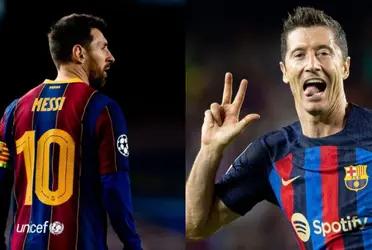 El delantero polaco logró un hito que al argentino le había costado varias temporadas.