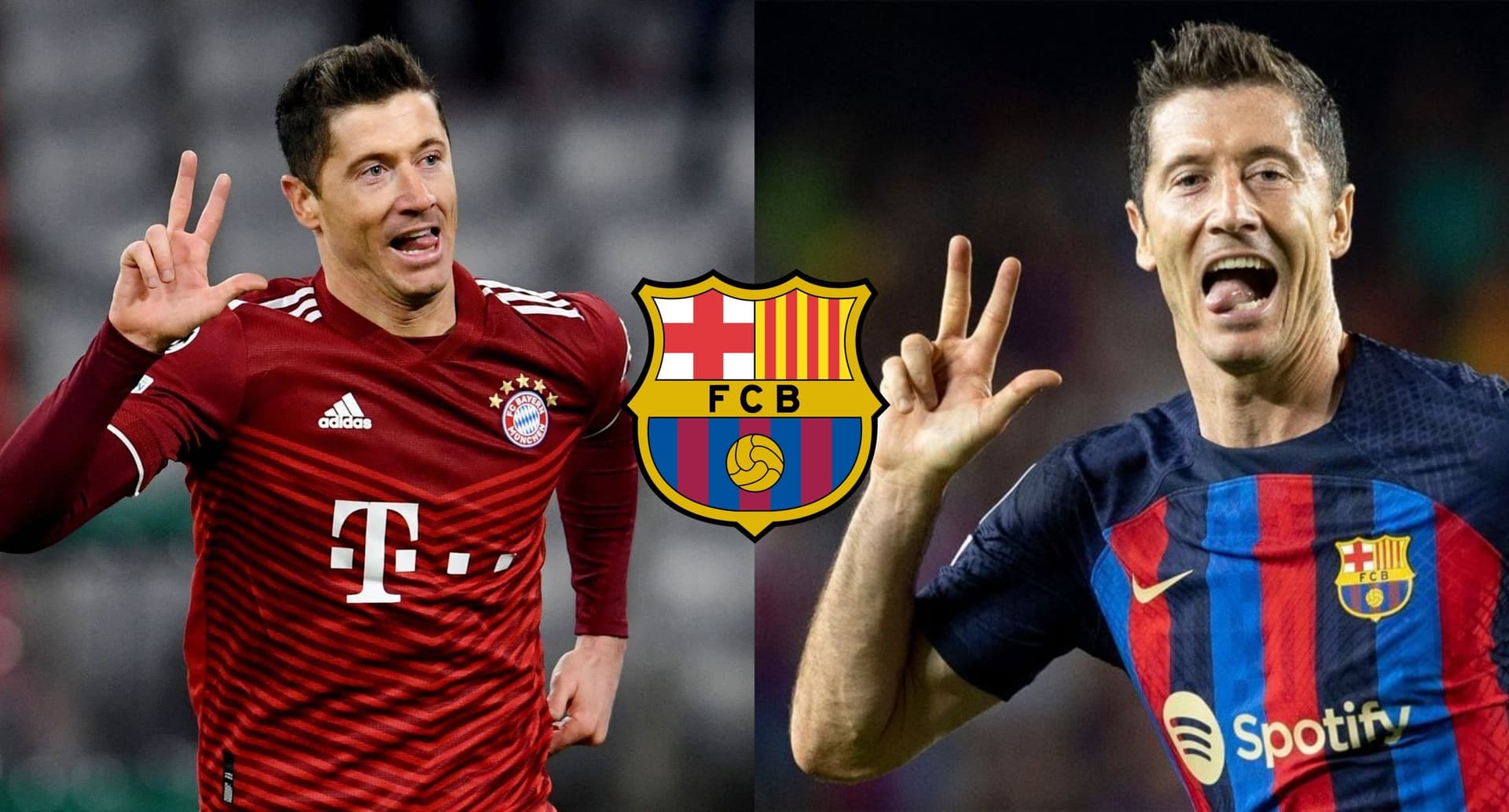 El delantero polaco con pasado en Bayern, fue un verdugo muy duro para el cuadro culé y ahora deberá compartir equipo con ellos en una nueva edición de Champions League.