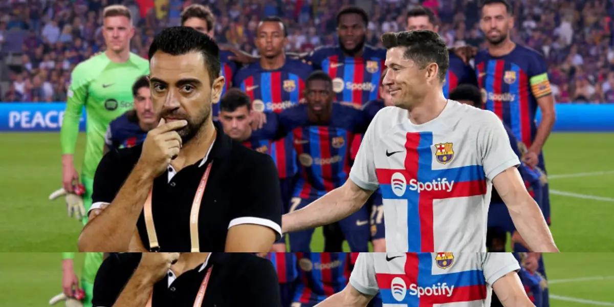 El delantero polaco todavía no pudo estrenarse en las redes esta nueva temporada y se preocupa. Desde el camerino han reaccionado.