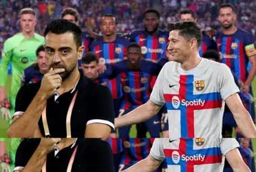 El delantero polaco todavía no pudo estrenarse en las redes esta nueva temporada y se preocupa. Desde el camerino han reaccionado.