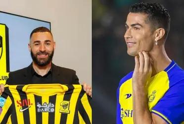 El delantero portugués habló sobre la llegada de su excompañero a Arabia.