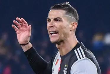 El delantero portugués se mostró muy enfadado después del partido de Juventus.