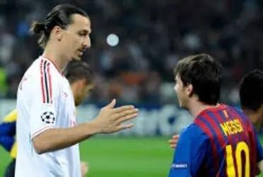 El delantero sueco fue muy contundente para con su ex compañero Lionel Messi