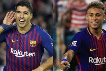 El delantero uruguayo fue compañero del brasileño en la famosa MSN.