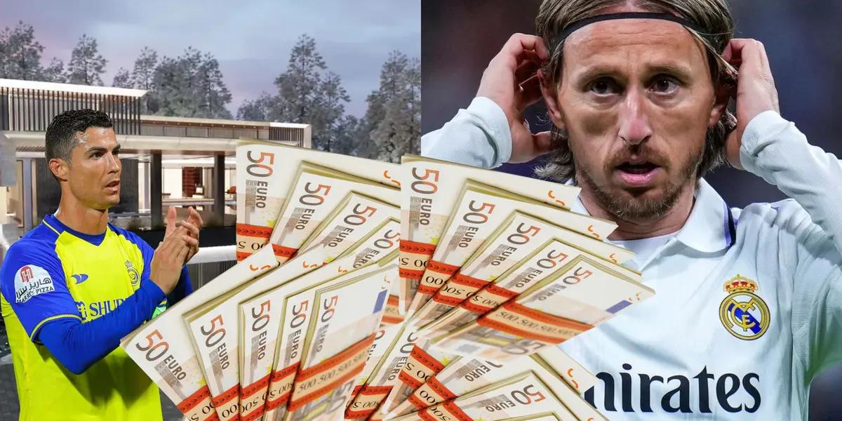 El dineral que se gastó Cristiano no se acerca a lo que gastó Modrić