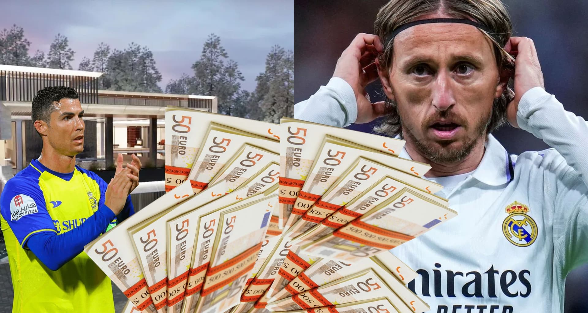 El dineral que se gastó Cristiano no se acerca a lo que gastó Modrić