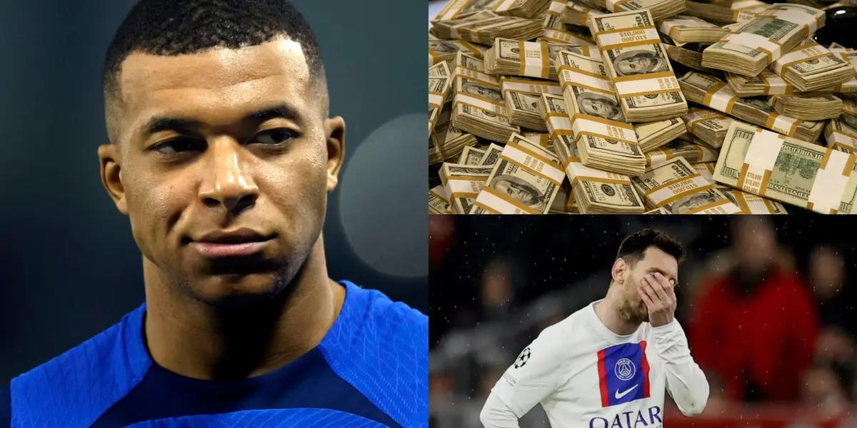 El dinero que el Real Madrid le ofrecerá a Mbappé para que este deje París Saint Germain.
