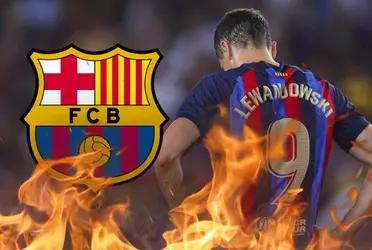 El DT de Polonia contó que el delantero se llevó un gran disgusto en el Barça.