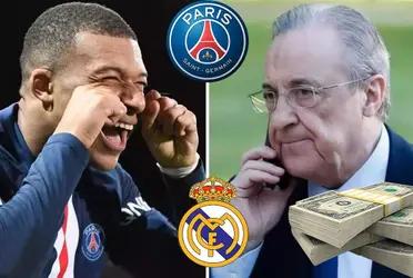 El dueño de París Saint-Germain, Nasser Al Khelaifi, contradijo a Florentino Pérez y explicó que su máxima estrella, el francés Kylian Mbappé, quería quedarse junto a Lionel Messi en la franquicia gala.