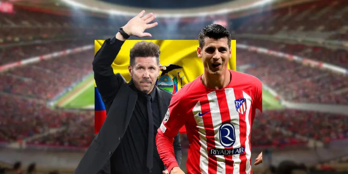 El ecuatoriano de 15 años que Simeone espera para acompañar a Morata en Atleti