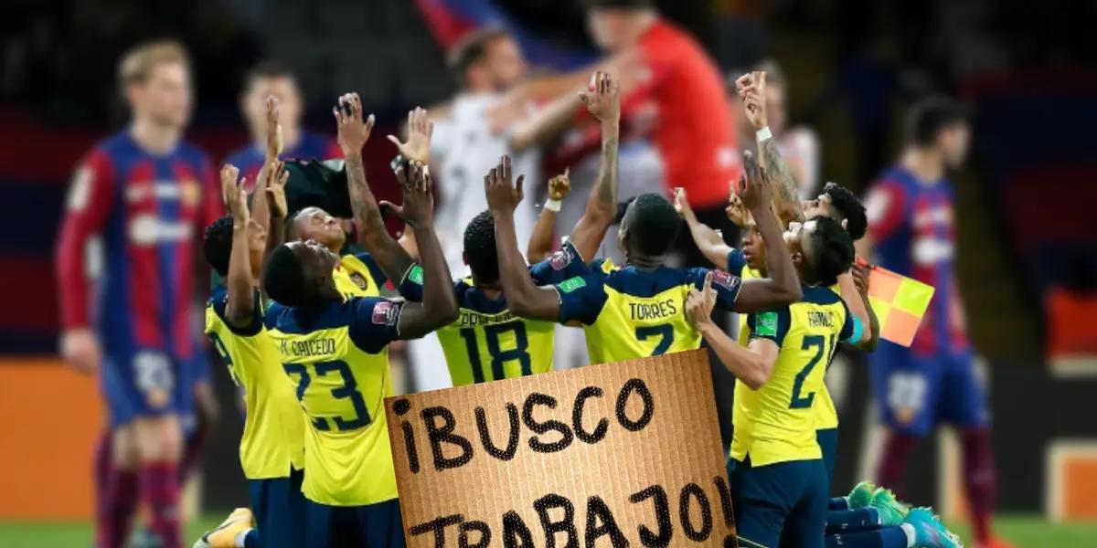 El ecuatoriano que le marcó al Barça, hoy vale menos de un millón y busca trabajo