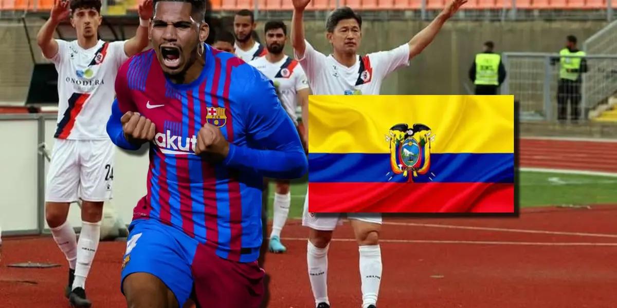 El ecuatoriano que pudo ser como Araújo en el Barça, pero fracasó y juega en 2da