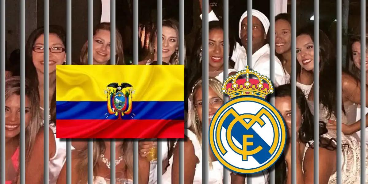 El ecuatoriano ya tenía un precontrato con el Real Madrid pero no se dio, luego en su vida se dedicó a las fiestas