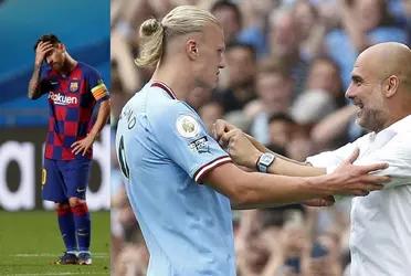 El enorme delantero del Manchester City se deshizo en elogios para con su técnico a una altura tan inusitada que ni siquiera en el argentino Messi se vio cuando era entrenador culé.