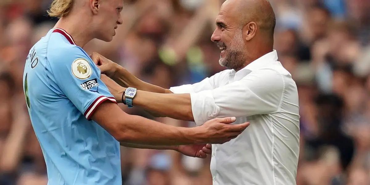 El enorme goleador del Manchester City, Erling Haaland, confesó los detalles mejores guardados de Pep Guardiola.