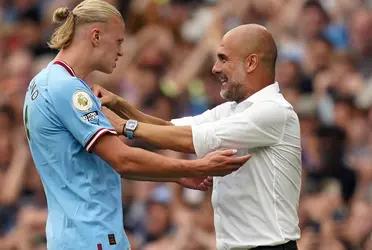 El enorme goleador del Manchester City, Erling Haaland, confesó los detalles mejores guardados de Pep Guardiola.