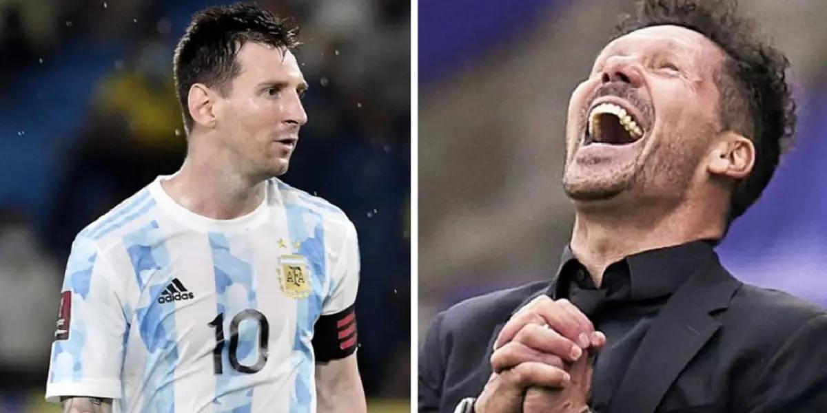 El entrenador de Atlético Madrid se refirió a la salida del astro argentino del Fc Barcelona y dio interesantes definiciones sobre uno de los grandes movimientos del mercado pasado