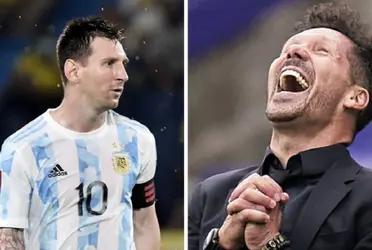 El entrenador de Atlético Madrid se refirió a la salida del astro argentino del Fc Barcelona y dio interesantes definiciones sobre uno de los grandes movimientos del mercado pasado