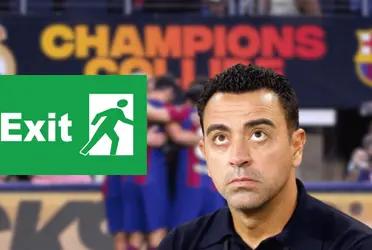 El entrenador blaugrana decidió no darle minutos al futbolista.