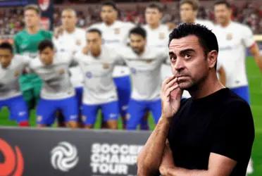 El entrenador blaugrana recibió un mensaje por parte de uno de sus dirigidos.