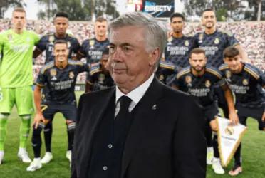 El entrenador Carlo Ancelotti intentó darle confianza, pero no termina de rendir.
