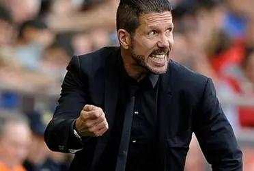 El entrenador del Atlético de Madrid dio su opinión luego de la reacción de su jugador.