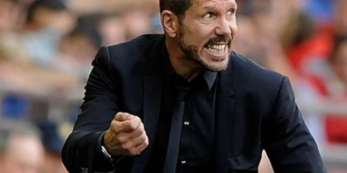 El entrenador del Atlético de Madrid dio su opinión luego de la reacción de su jugador.