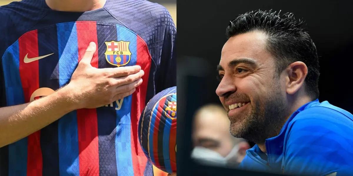 El entrenador del Barça finalmente pudo llegar a su primer fichaje.