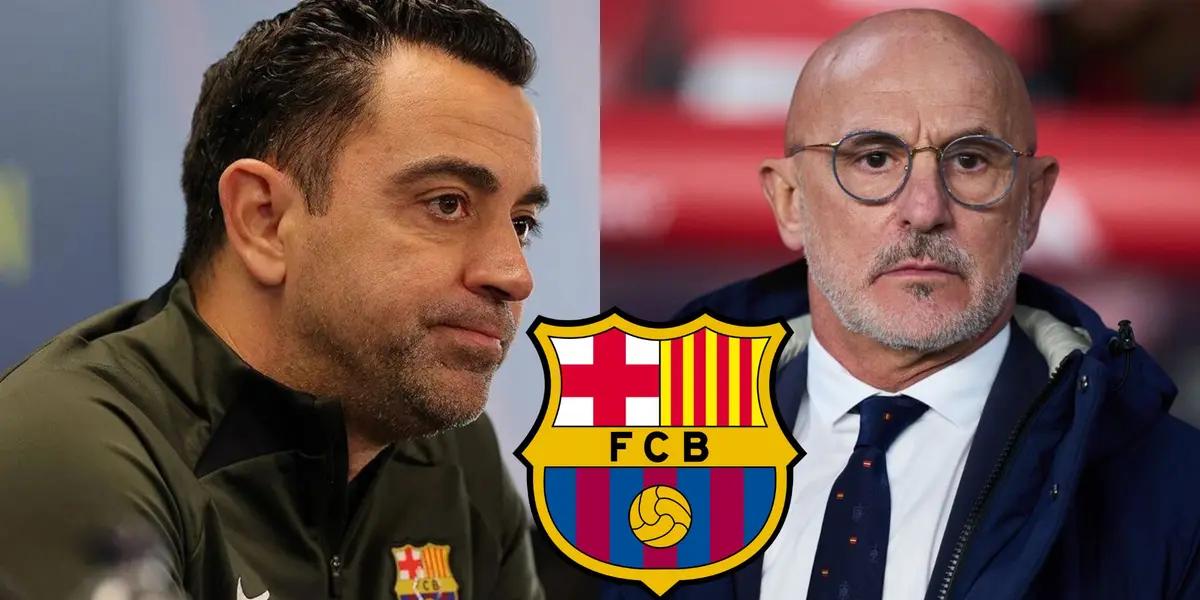 El entrenador del Barça le dio una recomendación a De La Fuente.