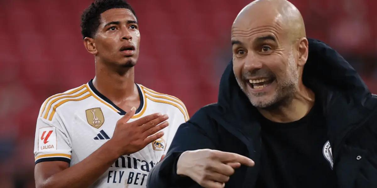 El entrenador del City buscó todas las maneras posibles pero se encontró con un Bellingham decidido