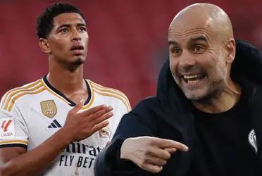 El entrenador del City buscó todas las maneras posibles pero se encontró con un Bellingham decidido