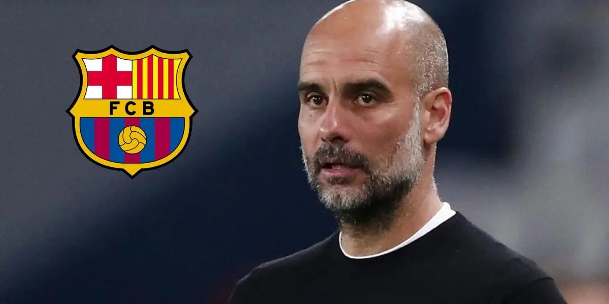 El entrenador del City sorprendió cuando señaló que desea volver al Barcelona porque es su casa.