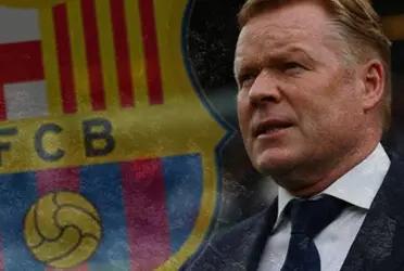 El entrenador del club catalán no pudo quedarse al margen del duelo entre los equipos de Madrid, y hasta eligió a un ganador.