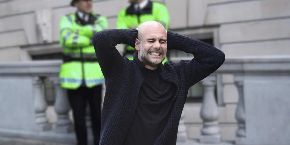El entrenador del Manchester City había aparcado su coche en una zona donde no debía y le habían hecho una multa por ello
