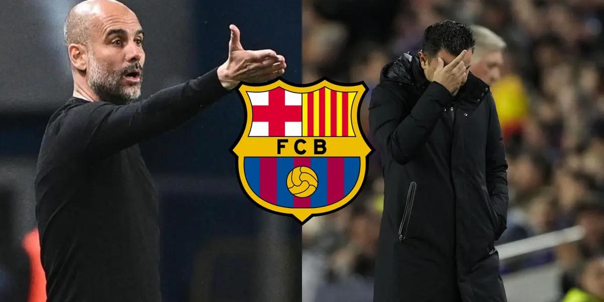 El entrenador del Manchester City le dejó un mensaje de alerta a Xavi.