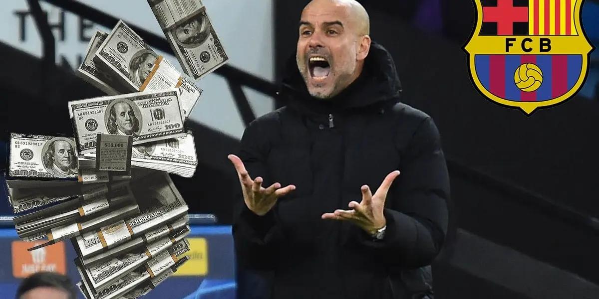 El entrenador del Manchester City quiere reforzarse con un futbolista con ADN del Barcelona, para sus filas. Mientras los culés se vuelven a perder de un negocio millonario.