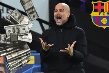 El entrenador del Manchester City quiere reforzarse con un futbolista con ADN del Barcelona, para sus filas. Mientras los culés se vuelven a perder de un negocio millonario.