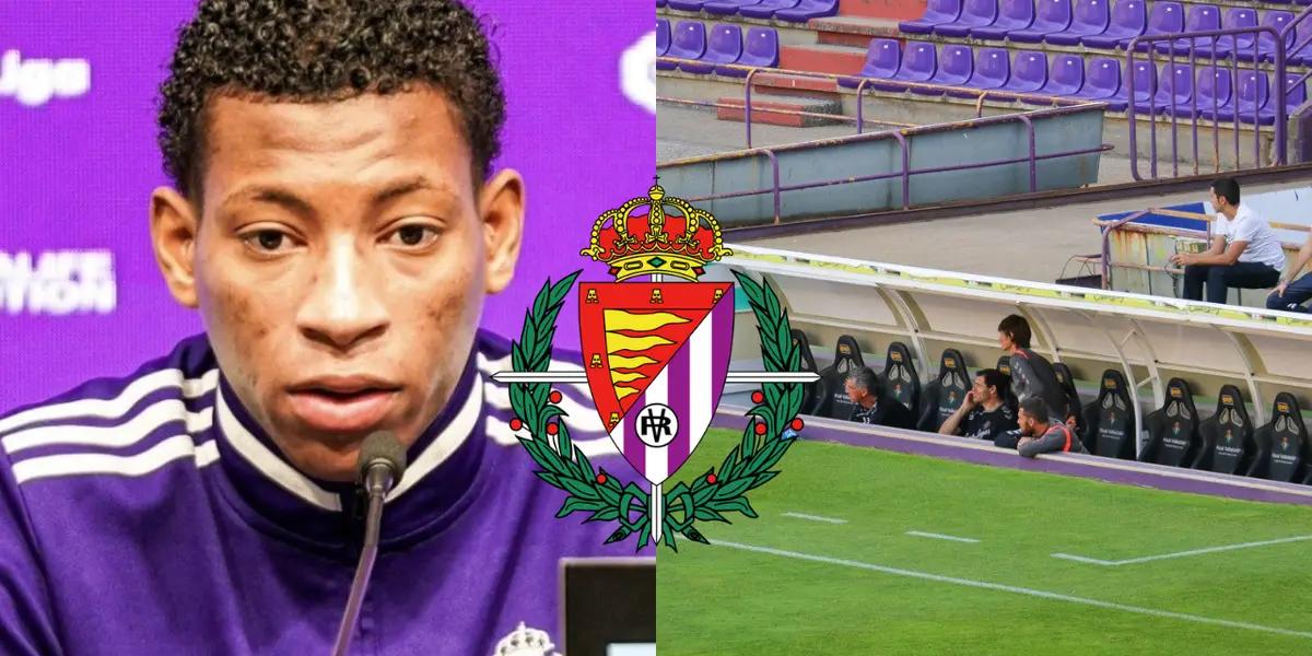 El entrenador del Valladolid pondría en el banquillo de suplentes a Gonzalo Plata para el próxima encuentro por su bajo rendimiento ante Villarreal