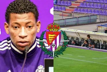 El entrenador del Valladolid pondría en el banquillo de suplentes a Gonzalo Plata para el próxima encuentro por su bajo rendimiento ante Villarreal